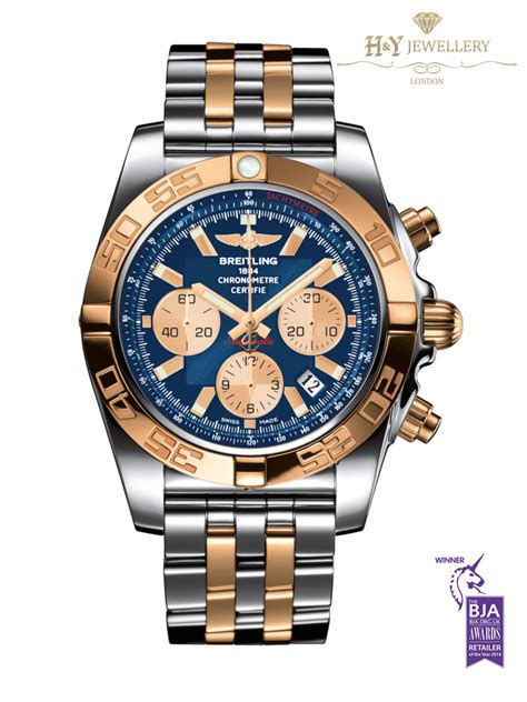 breitling chronomat longitude wrist size is changable|breitling chronomat two tone.